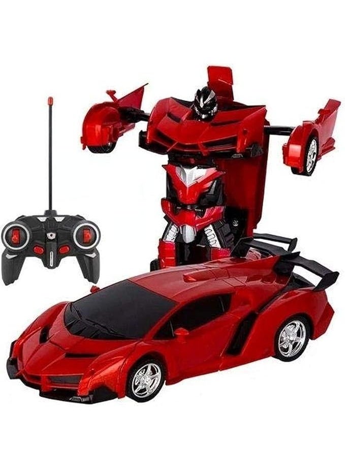 Robot car toy with remote control for boys - Image 1