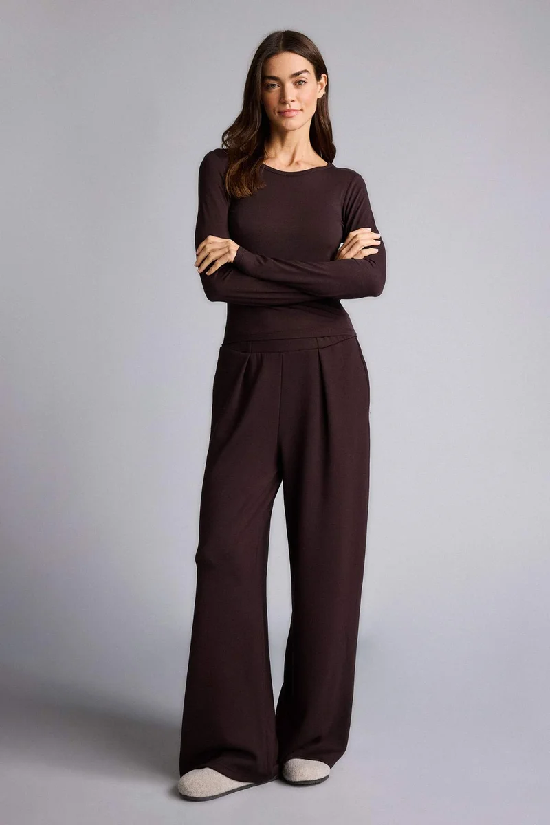 ديفاكتو Crew Neck Long Sleeve Top