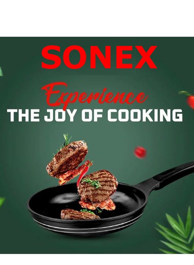 SONEX Joli Fry Pan Non Stick Marble Coating 24cm - Image 3
