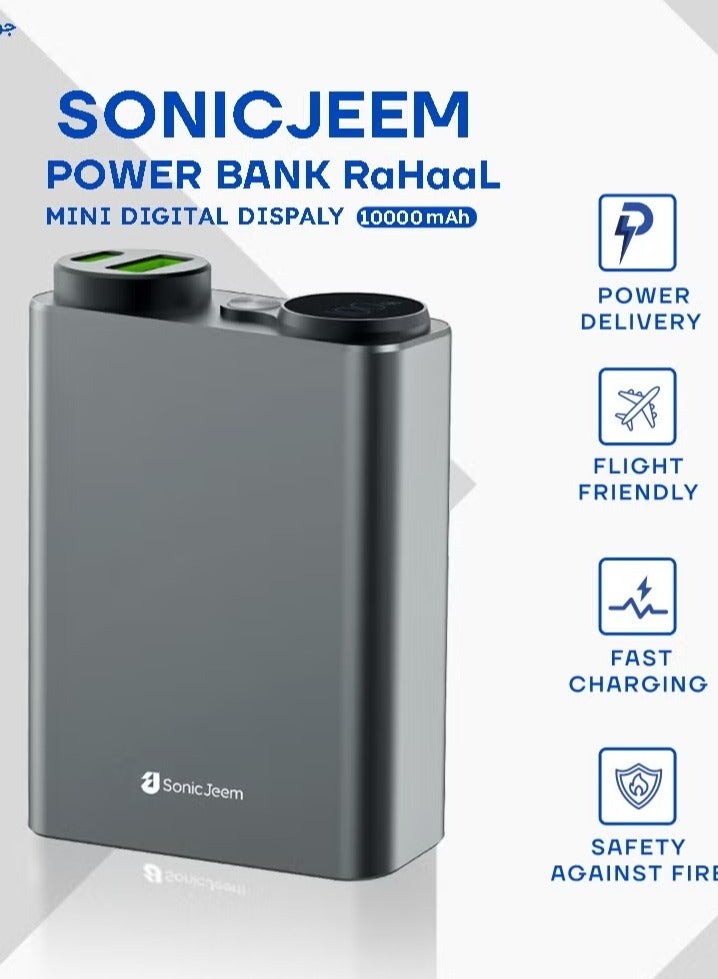 SONIC JEEM Mini Sonic Gym Power Bank 10000mAh with Fast Charging and Smart Chip - Image 3
