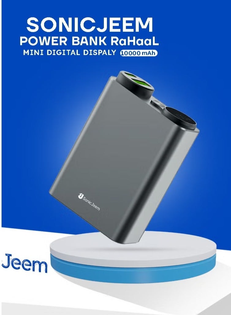 SONIC JEEM Mini Sonic Gym Power Bank 10000mAh with Fast Charging and Smart Chip - Image 1