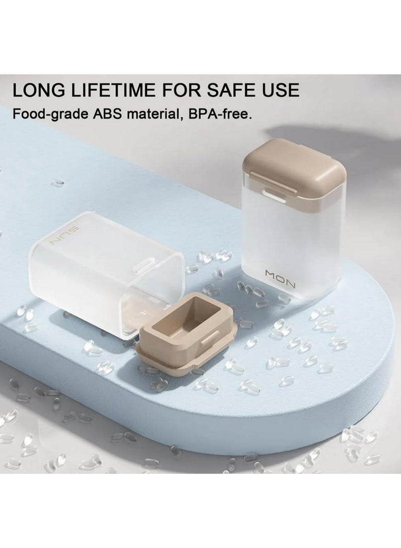 1PCS Weekly Pill Organizer 7 Day 1 Time a Day Magnetic Portable Medicine Box Detachable Travel Pill Case Dustproof Daily Medication Dispenser for Home and Outdoor - Image 2