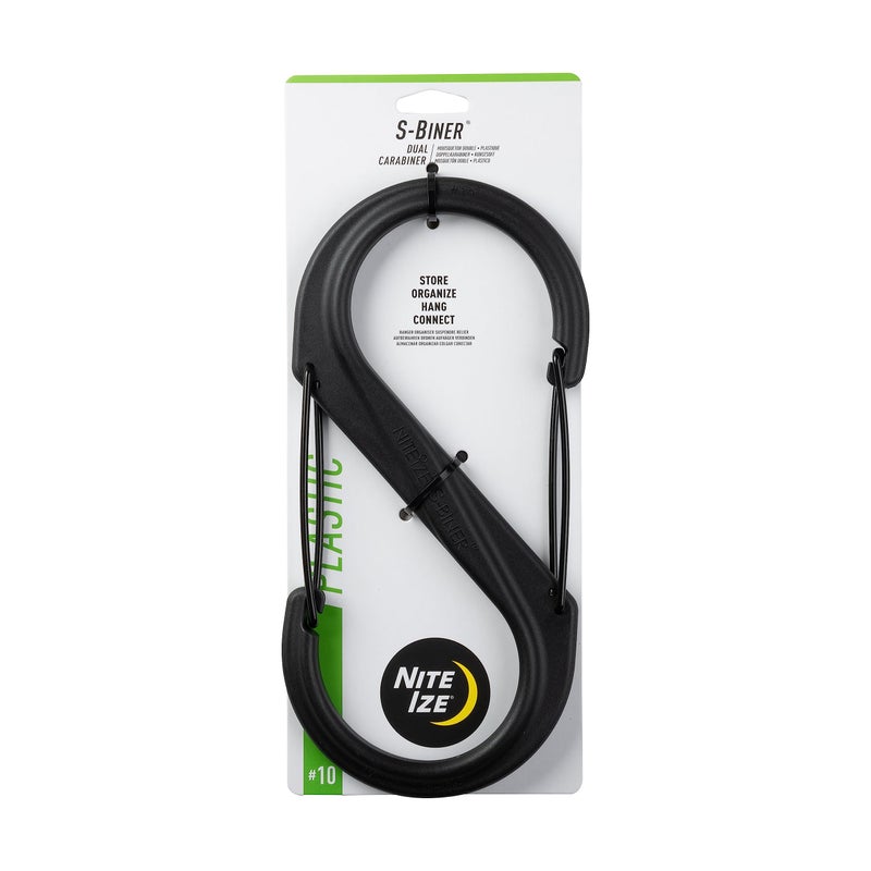 NITE IZE Carabiner Clip 1038 in Plastic Black - Image 2