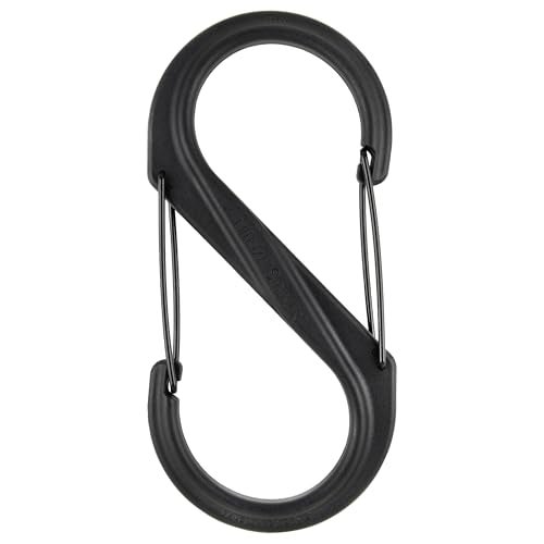 NITE IZE Carabiner Clip 1038 in Plastic Black - Image 3