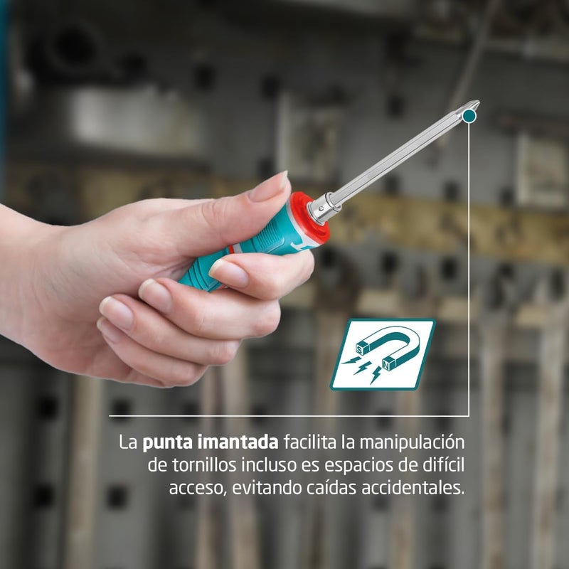 Total 2 In 1 Screwdriver Set THT250226 - Image 5