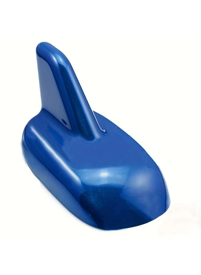 هوائي زعنفة القرش للسيارة الزرقاء غطاء علوي زخرفي محاكي للسيارة بدون حفر 1 قطعة - Image 1