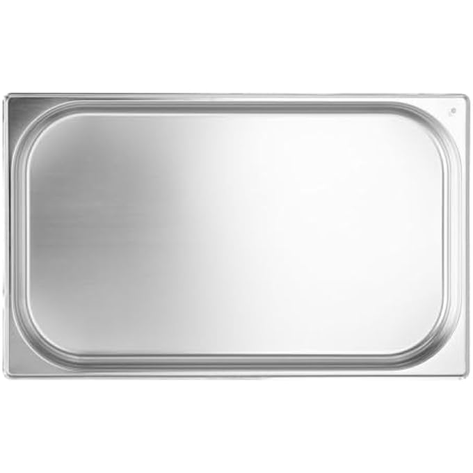 هندي Recipiente Gn 11Contenedor GnBordes RedondeadosResistente A Temperaturas De 40A 300CApto Para HornosCongeladoresCalientaplatosBao Mara14L530X325XH 100MmAcero Inoxable - Image 2