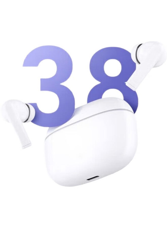Honor Pick Honor Choice Lchse X7 Lite Comfortable Active Noise Cancelling 38-Hour Long Battery Life Bluetooth Earphones Compatible With Apple And Huawei Phones Starlight White - Image 2