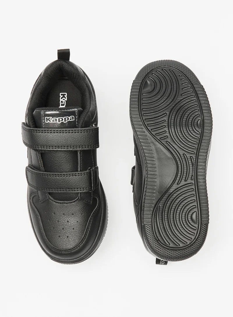 Kappa Boys Textured Sneakers with Hook and Loop Closure