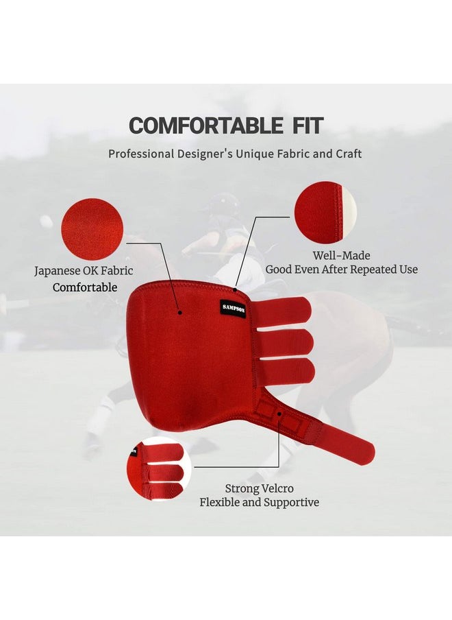 sampson Horse Boots Set of 4,Professional Horse Boots with Shock-Absorbing Memory Foam,Superior Protection and Comfortable Fit,Splint Boots for Horses