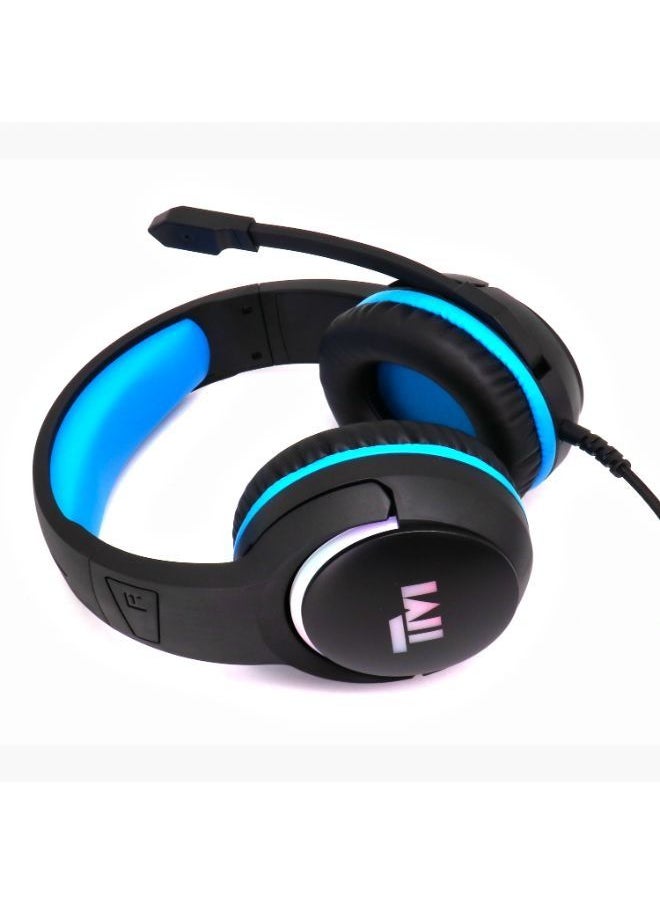 TWISTED MINDS - سماعة رأس سلكية للألعاب Twisted Minds MD07 RGB، صوت محيطي 7.1، وسادات أذن من إسفنج الذاكرة، ميكروفون طويل، وحدة تحكم في مستوى الصوت - Image 1
