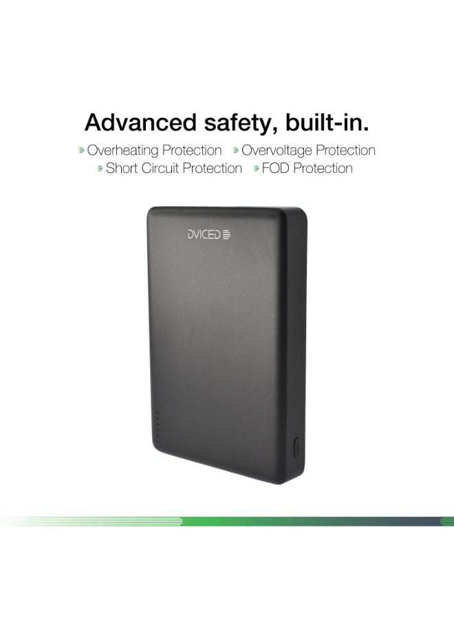 Dviced Ultrathin MagsafePower bank with 10000mAh capacity - Black - Image 3