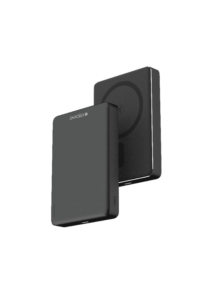 Dviced Ultrathin MagsafePower bank with 10000mAh capacity - Black - Image 1
