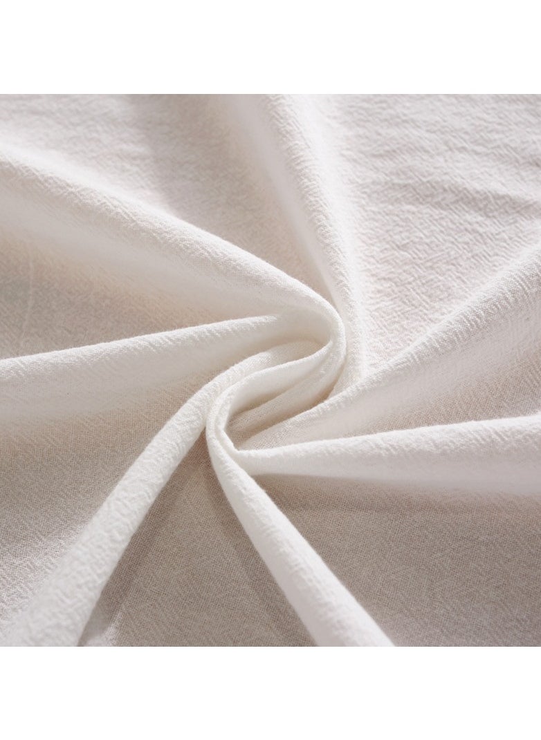 DUNISO - Rustic Style Cotton Linen Tablecloth Placemat For Kitchen Coffee Table Dining Table Wedding Party Tabletop Decoration 135*180CM - Image 1