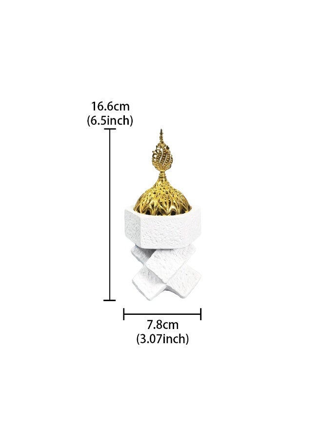 Incense burner, incense aroma burner, sandalwood burner, creative cross knot incense burner, resin handicrafts