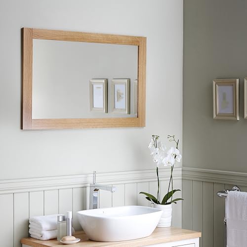 TIANLDD 27 FT Wood Grain Wallpaper Border, Removable Waterproof Mirror Border Peel and Stick,Bathroom Mirror Frame Border.(Golden Oak) - Image 5