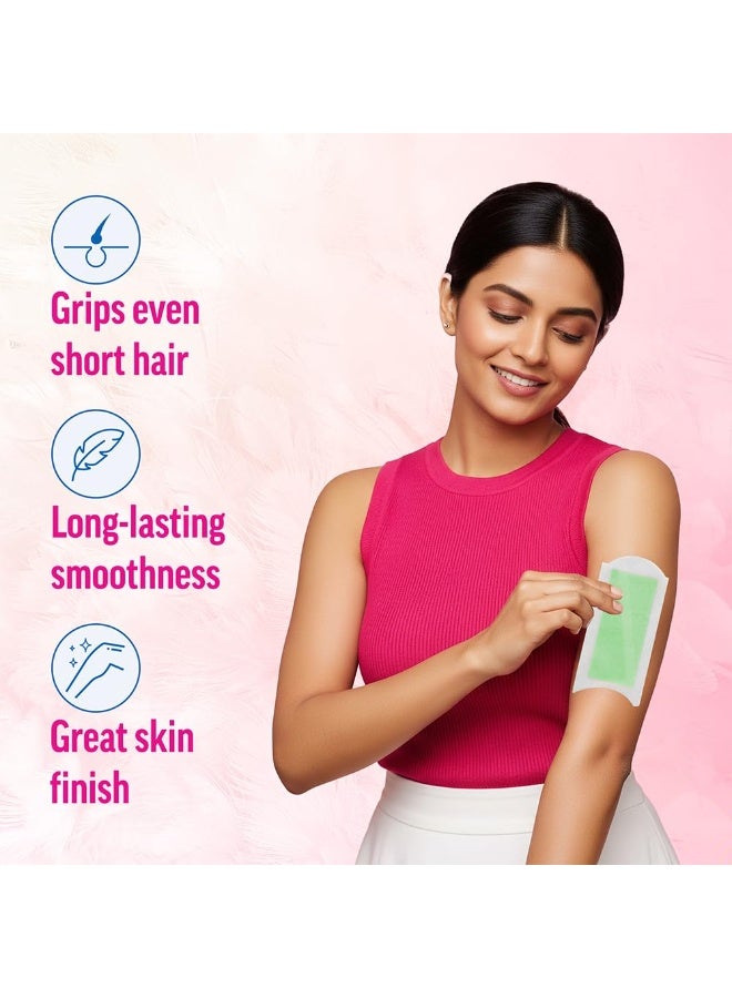 مجموعة شرائح الشمع فيت لإزالة الشعر بالكامل للبشرة الجافة، 20 شريحة، عبوة من قطعة واحدة - Image 2