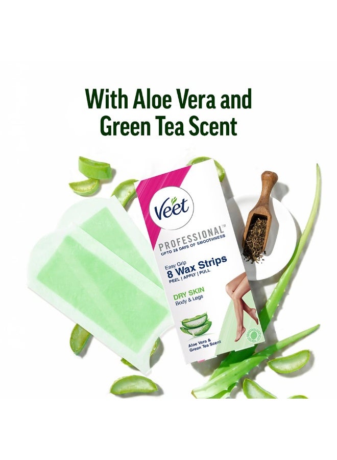 مجموعة شرائح الشمع فيت لإزالة الشعر بالكامل للبشرة الجافة، 20 شريحة، عبوة من قطعة واحدة - Image 3