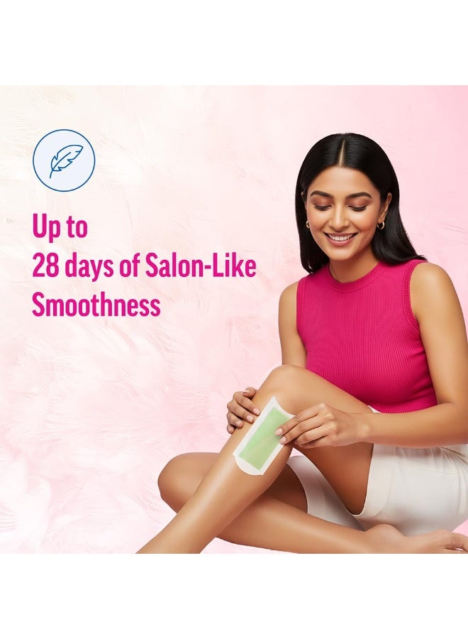 مجموعة شرائح الشمع فيت لإزالة الشعر بالكامل للبشرة الجافة، 20 شريحة، عبوة من قطعة واحدة - Image 4