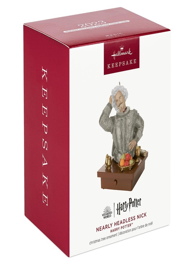 Hallmark Keepsake Christmas Ornament 2023, Harry Potter Ornament, Nearly Headless Nick Ornament with Light and Sound, Gifts for Harry Potter Fans - Image 3