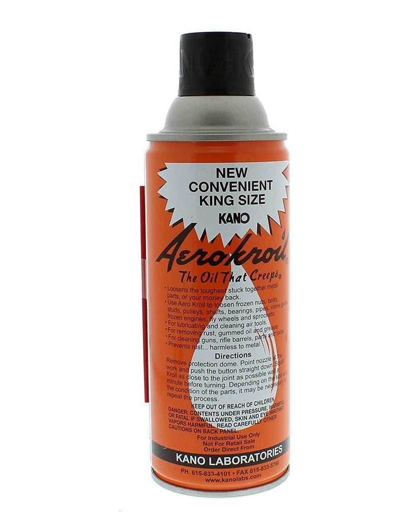 KROIL Aerokroil Penetrant - Rust Penetrating Lubricant - Corrosion Inhibitor Oil for Chains, Hinges & Stuck Metal Parts - Home & Industrial Use - Aerosol - 13 oz - 1 Pack (KS132) - Image 3