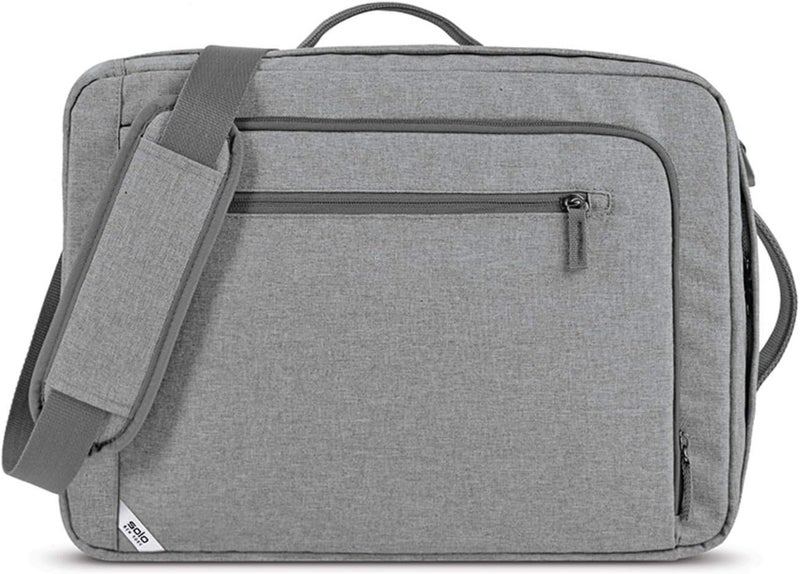 Solo Solo New York ReUtilize Hybrid Backpack Briefcase Grey - Image 1
