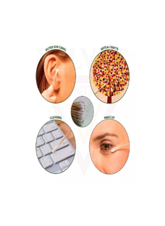 VELVET Premium cotton swabs 120Pcs  - Image 2