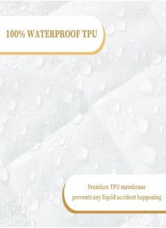 Safe and Sound Quilted Fitted Queen Mattress Pad Cover, Waterproof Mattress Protector, Deep Pocket Elastic Fits Up to 21'', Breathable Soft Alternative Filling Mattress Pad  - Image 2