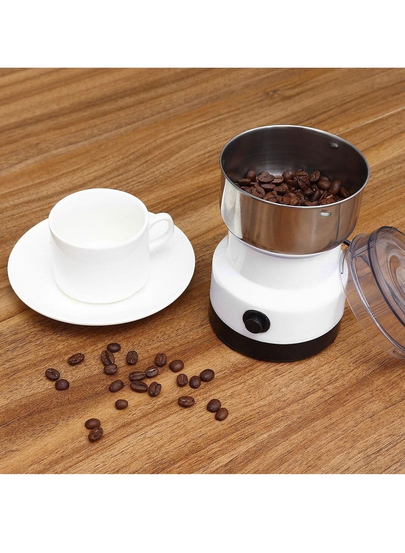 DubaiGallery 150W 200ml Stainless Steel Electric Coffee Machine Bean Grinder Blenders for Kitchen Office Home Use Grains Grinding Machine  - Image 1