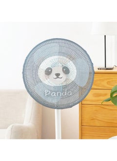 Thoraya Round Electric Fan Guard Dust Cover for Pedestal Fan Summer Washable Dustproof Safety Fan Cover Net Mesh for Kids Panda L 45cm / 17.7in  - Image 5