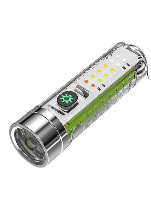 مصباح يدوي LED بمشبك مصباح صغير على شكل قلم، جيب محمول EDC ضوء فلاش للاستخدام اليومي،وحقيبة الظهر، والتخييم،والمشي لمسافات طويلة