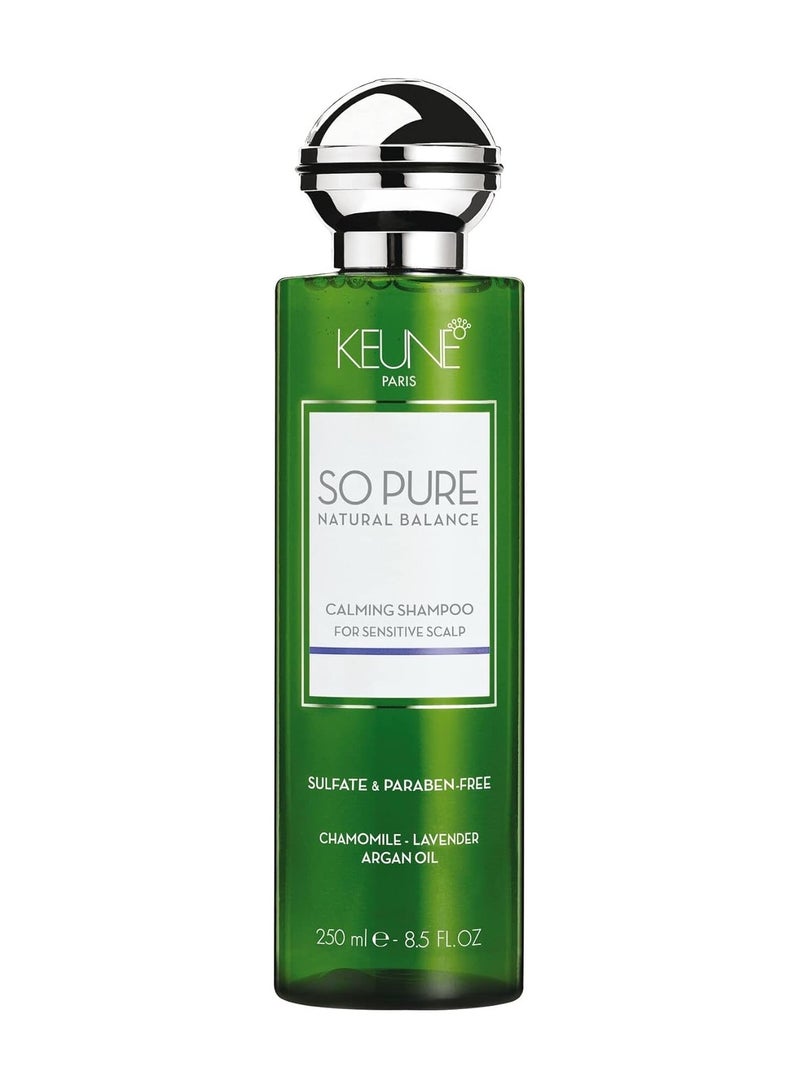 Keune Keune So Pure Natural Balance Calming Shampoo For Sensitive Scalp Sulfate And Paraben Free (2 Size)  - Image 1