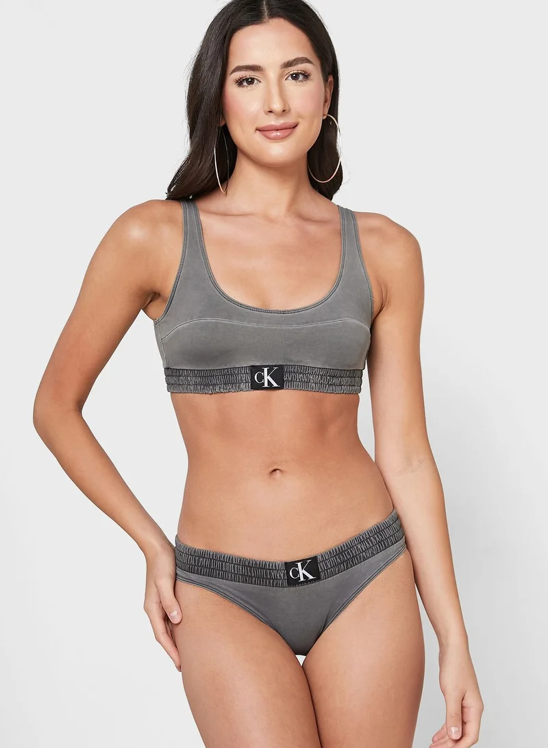 CALVIN KLEIN Logo Bikini Bottom