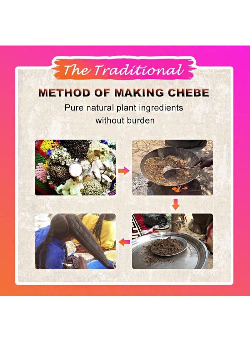 Sevich Naturals Chebe Hair Shampoo 100ml，Contains 100% African Chebe Essence Powder, Thinning Hair Care, Moisturizing And Repairing Damaged Hair Roots, Scalp And Skin Freshness - Image 5