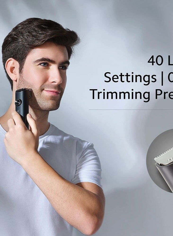 Xiaomi Mi Grooming Kit Pro set a shaving machine and several accessories for shaving head and body hair cleanable equipped with fast charging and long use modern version (black) - Image 4
