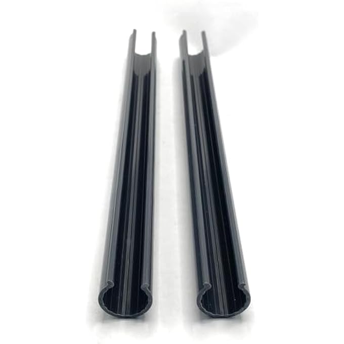 RADIATOR PIPE COVERS SNAPFIT 2 PACK 200MM LONG 15MM PIPE CENTRAL HEATING CLIP ON COVERS SNAPPIT (ANTHRACITE) - Image 2