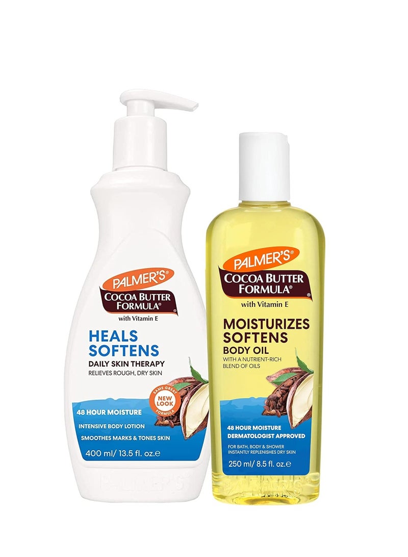 PALMER'S Palmer's Cocoa Butter Formula Body bundle (Lotion & Oil)  - Image 1