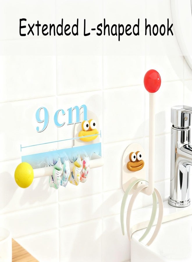 Dancepanda Wreath Hangers for Front Door,Adhesive Suction Cup Hooks for Shower,Garland Hanger for Door Frame,Hat Organizer for Baseball Caps - Image 4