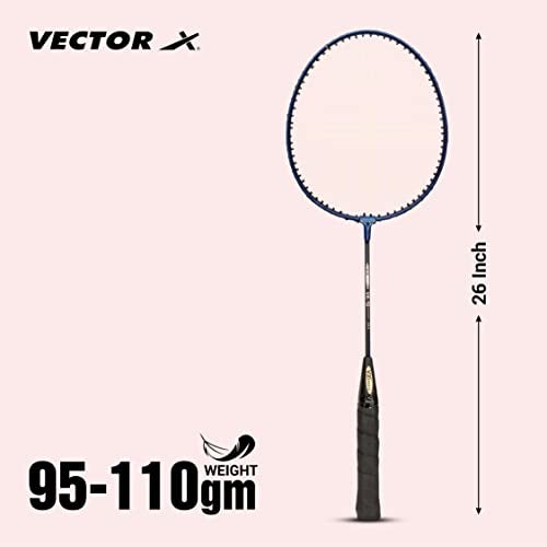 Vector X VXB-10 Badminton Racquet (Without Cover, Blue) - Image 4