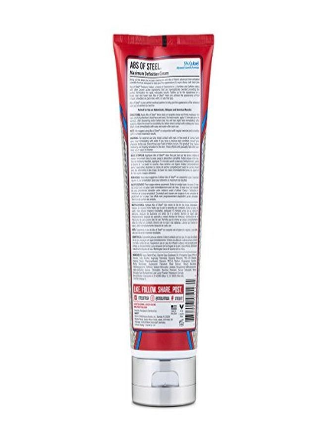 SteelFit - Abs Of Steel - Maximum Definition Cream - 5% Coaxel - Topical Cream - Workout Enhancer - Skin Firming, Toning, Definition - Fat Loss - Clinically Dosed Ingredient - Unisex - 8 Fl. Oz. (237Ml) - Image 1