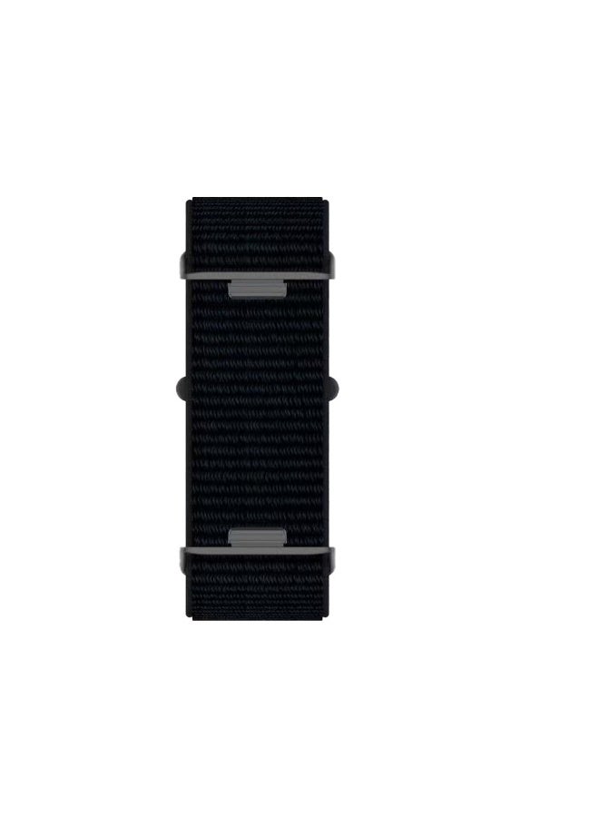 DKNG 3PCS Huawei Watch Fit 4 Pro / Fit 4 / Fit 3 Pro Nylon Strap Replacement Strap Black // Deep Sea Blue / Sky Grey - Image 2