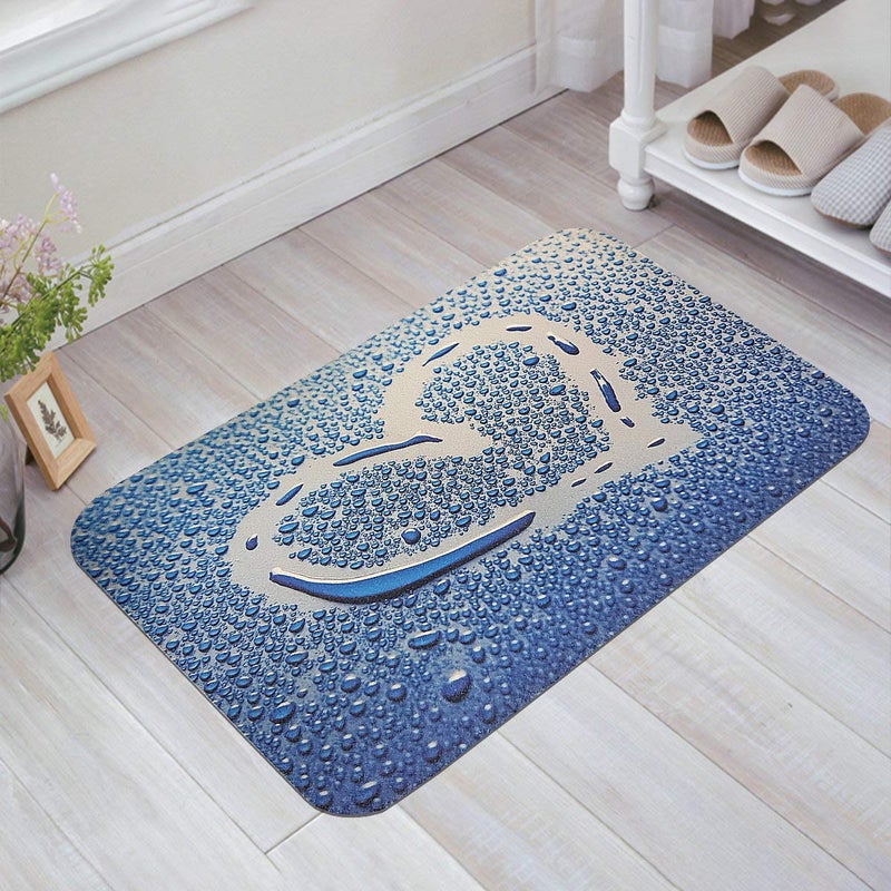 Status Contract Status Super Soft Anti Slip Heart Shape Bath Mat/Door Mat/Bathroom/Bedroom/Living/Gifting/Valentine's Day Gift Mat/Couple Gift/Birthday Gift/Home Decoration/Loved Ones 15" x 23" (Pack of 1) - Image 3