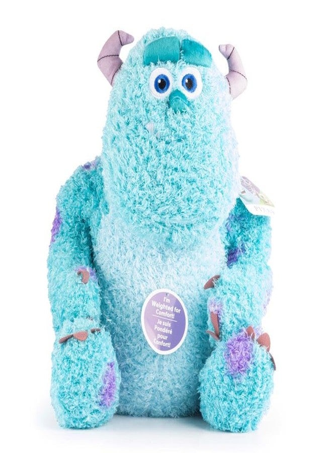 Jay Franco Weighted Disney Plush Pillow Buddy - 2.5 lbs Soft Plushie Stuffed Pillow, 12.5 Inches, Blue - Sully - Image 1