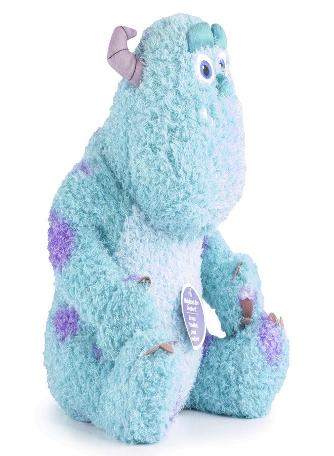 Jay Franco Weighted Disney Plush Pillow Buddy - 2.5 lbs Soft Plushie Stuffed Pillow, 12.5 Inches, Blue - Sully - Image 2