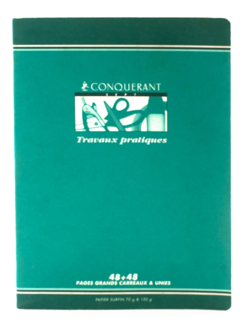 Notebook (Seyes) Seyes/Uni 24 X 32 cm48 Pages (24 Sheets) Square Ruled (French)