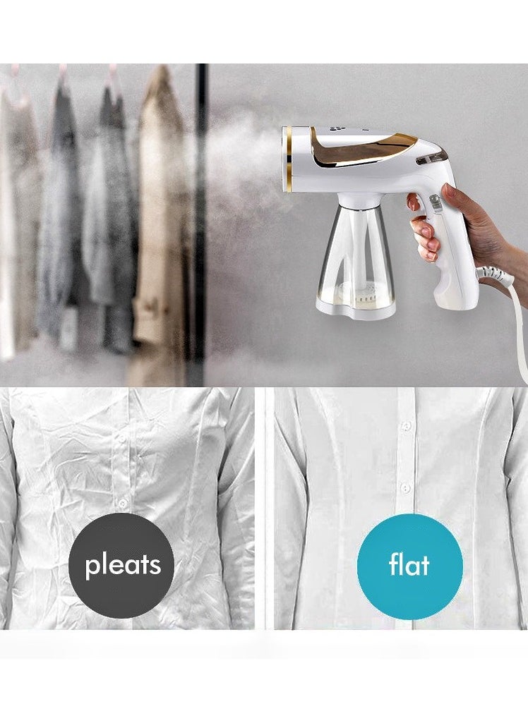 Perfin - Steamer Iron 1600W Portable Garment Steamer for Clothes, Travel Steamer with Detachable 250ml Water Tank, Foldable Handle, Fast Heat Up in 20s - Image 1