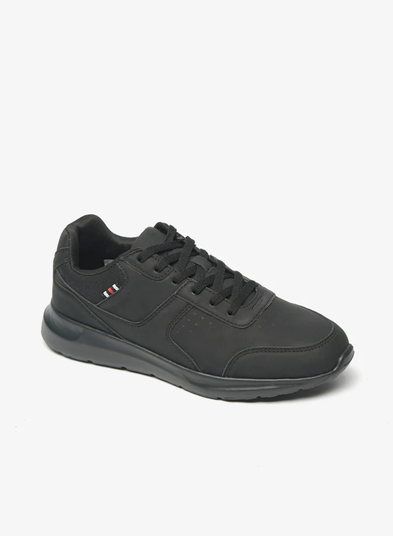 ال بي ال من شو اكسبرس Mens Monotone Panel Detail Casual Sneakers With Lace Up Closure By Shoexpress