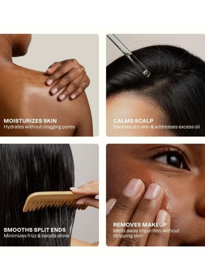 زيت الجوجوبا العضوي (زيت للبشرة والشعر) 4 أونصة/120 مل، 100% طبيعي نقي معصور على البارد، مرطب متعدد الاستخدامات - Image 4