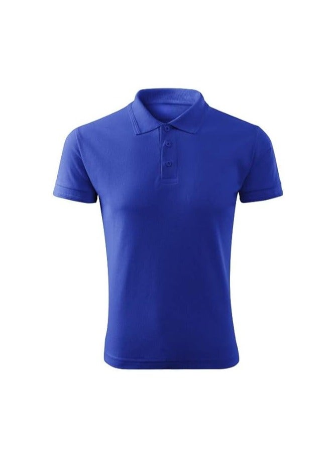 PRINTSHOP4ME Pack of 10 Pcs Men's Regular-Fit Golf Polo T-shirt Pure Cotton Short Sleeve 220 GSM Basic Colors  - Image 2