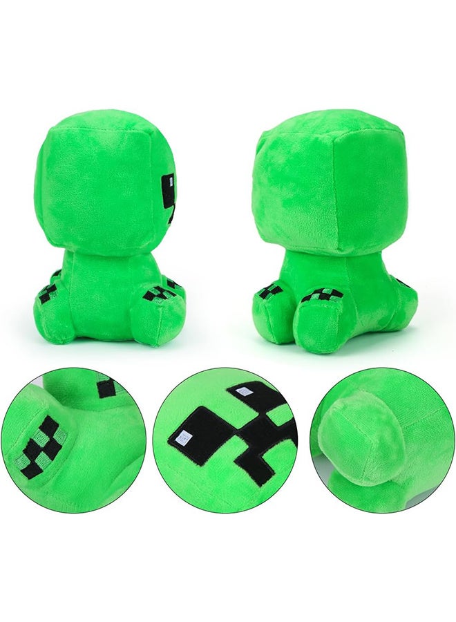 رات سو دميه محشوه كريبر جالس بارتفاع 26 سم، لعبة ناعمة خضراء، هدية لطيفة للأطفال، شخصية قابلة للجمع مستوحاة من الألعاب - Image 2